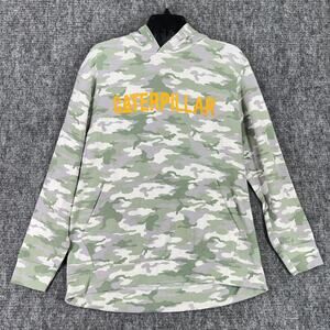 Caterpillar Hoodie‎ Womens M Camo Construction Sweatshirt Sweater Workwear